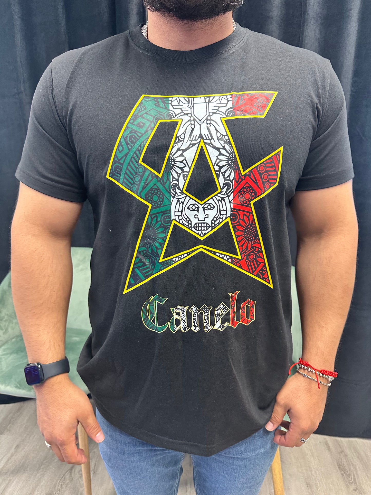 Black CA Canelo Graphic Tee