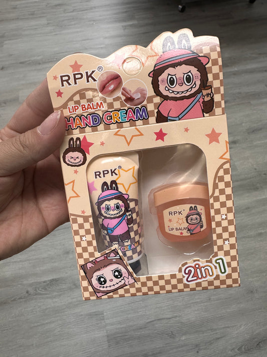 Little Monster Lip Balm and Hand Cream Set