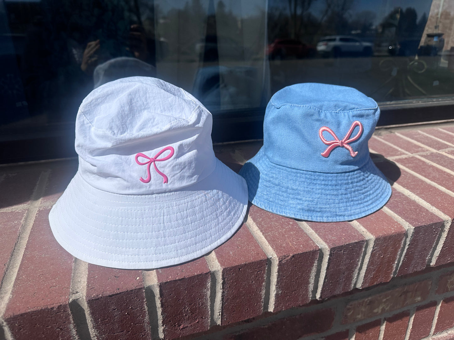 Girly Bow Bucket Hat