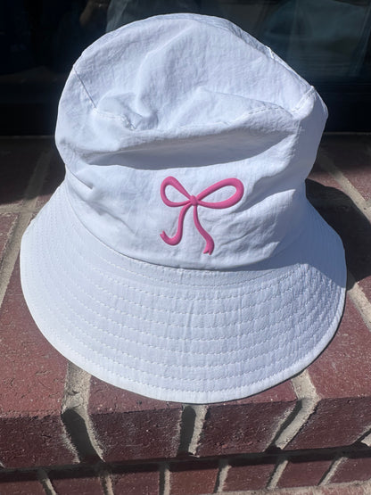 Girly Bow Bucket Hat