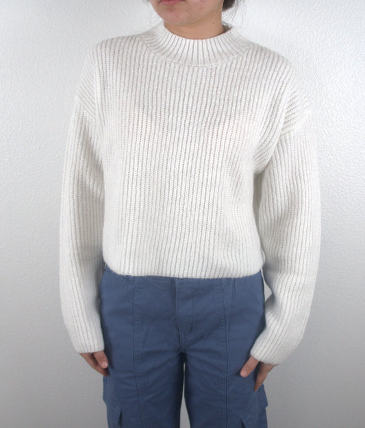 The Sweet Cropped Knit Sweater