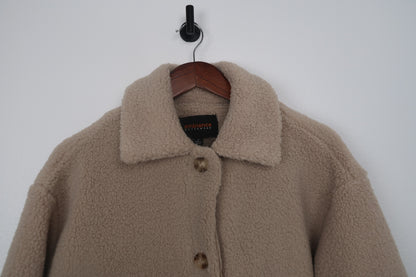 The Teddy Faux Sherpa Button Down Jacket