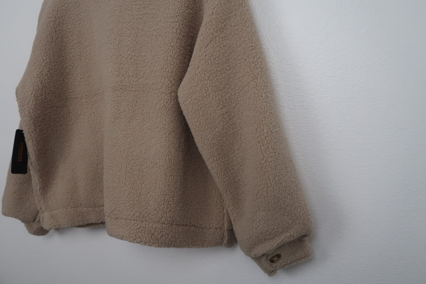 The Teddy Faux Sherpa Button Down Jacket