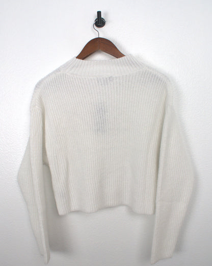 The Sweet Cropped Knit Sweater