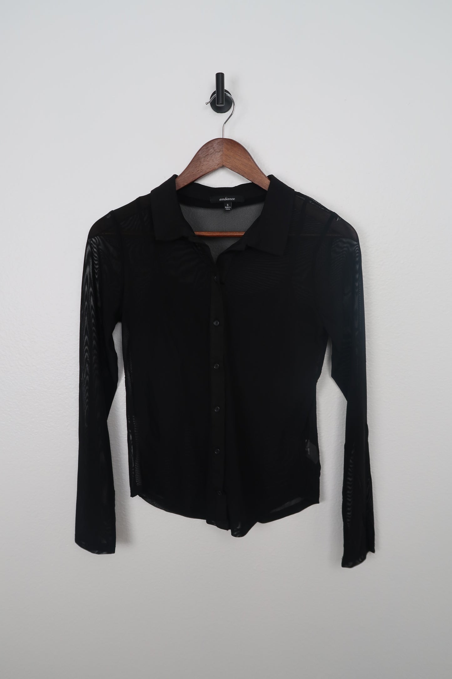 The Sheer Button Down Top