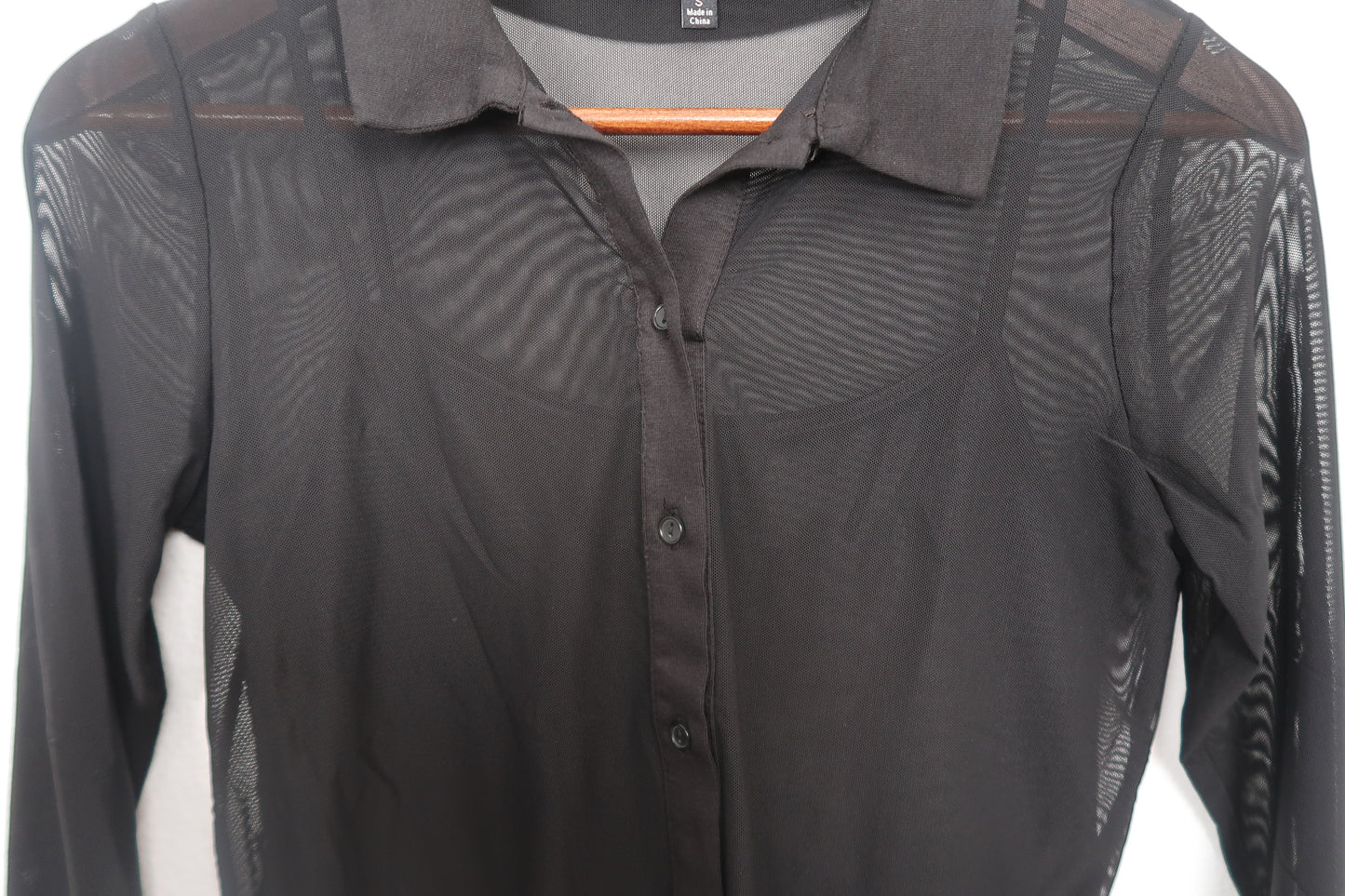The Sheer Button Down Top