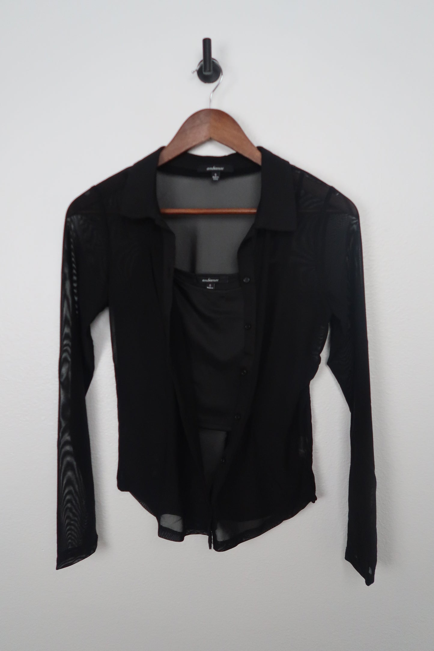 The Sheer Button Down Top