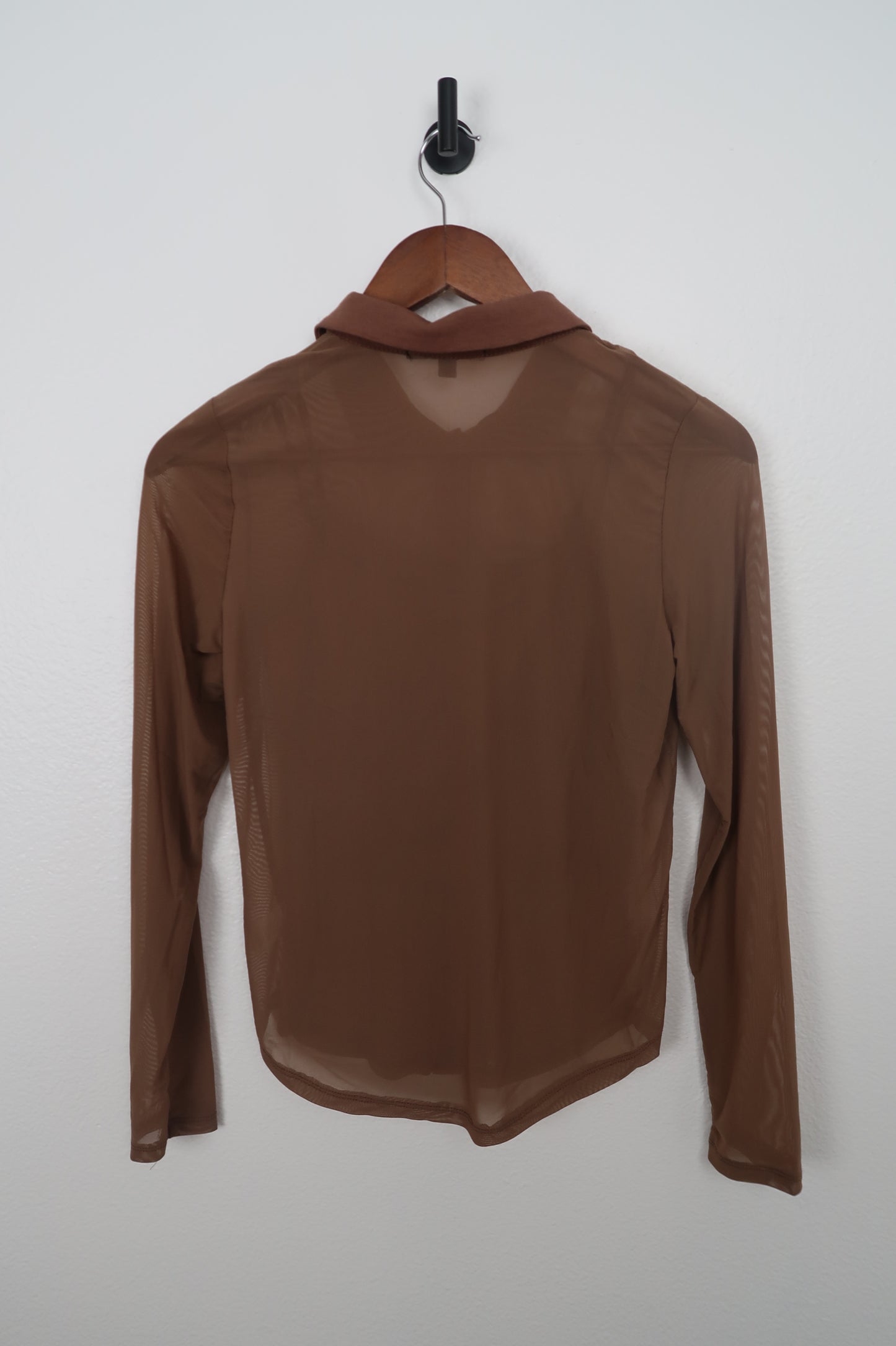 The Sheer Button Down Top