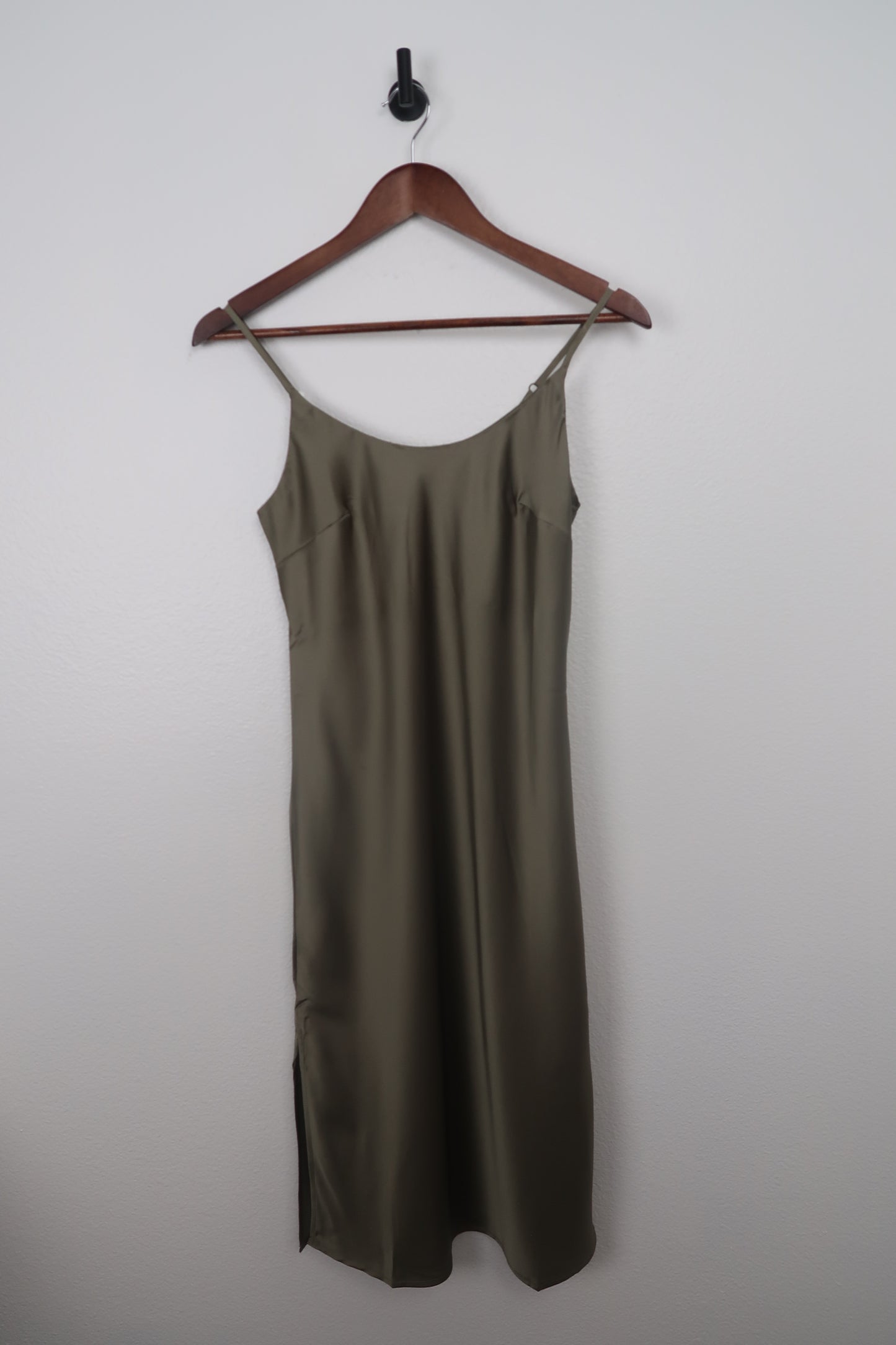 The Date Night Silky Slit Dress
