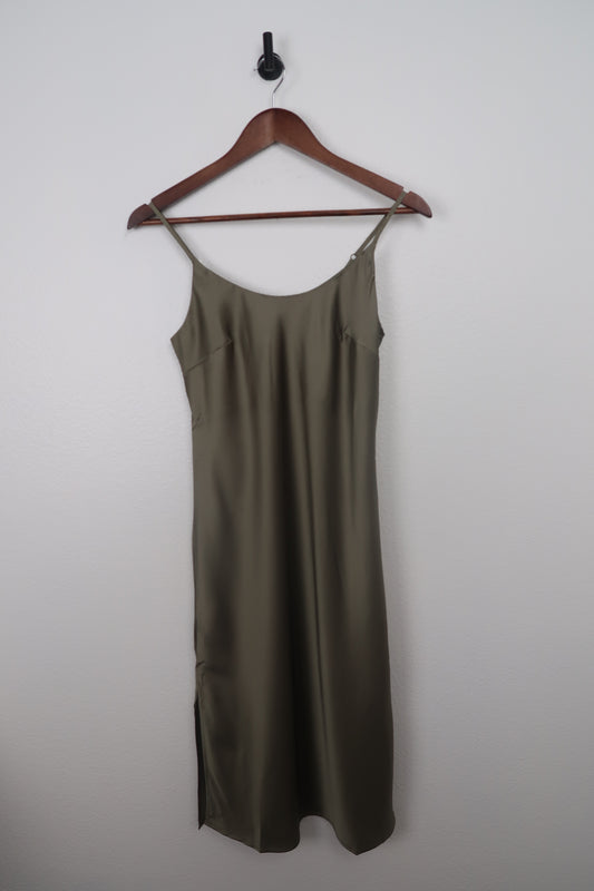 The Date Night Silky Slit Dress