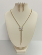 Gold Butterfly Necklace & Earrings