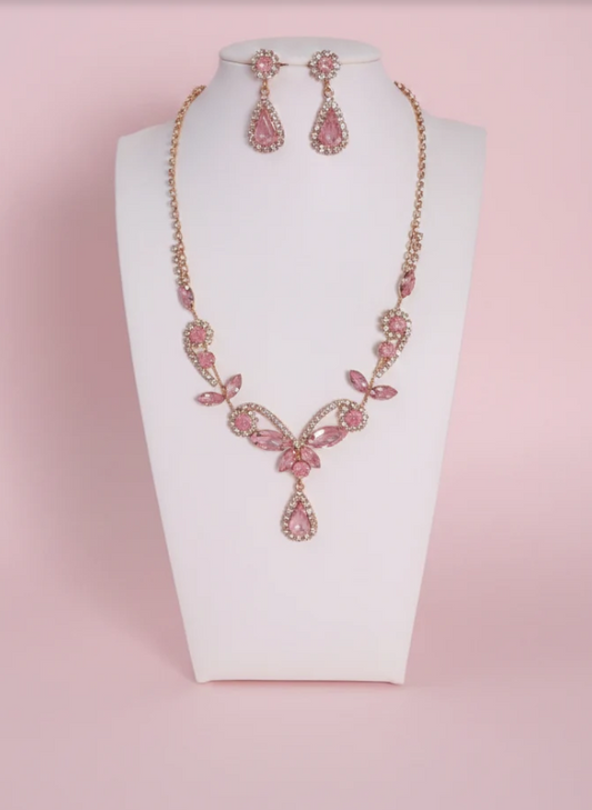 Baby Pink Jewelry Set