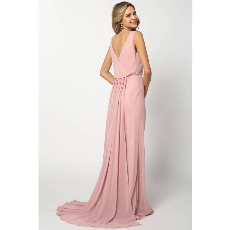 Sleeveless Chiffon Formal Dress