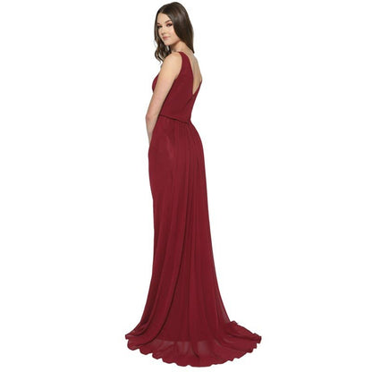 Sleeveless Chiffon Formal Dress