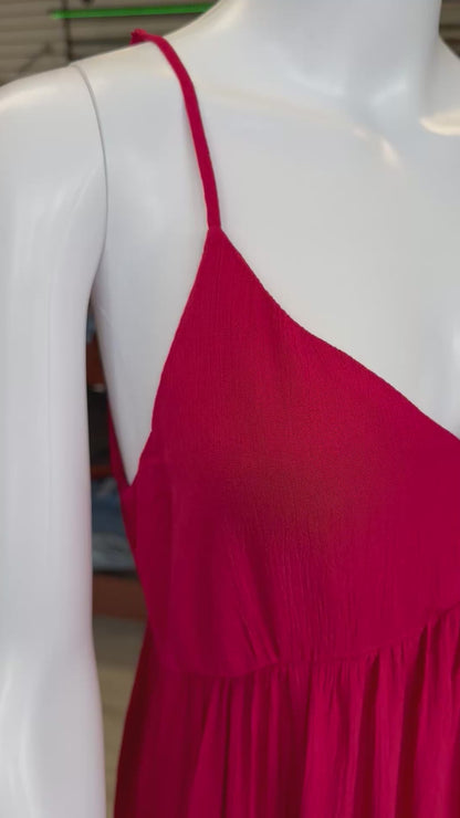 Lightweight V Neck Maxi Dress