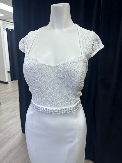 Cap Sleeve Sweetheart Mermaid Style Wedding Dress