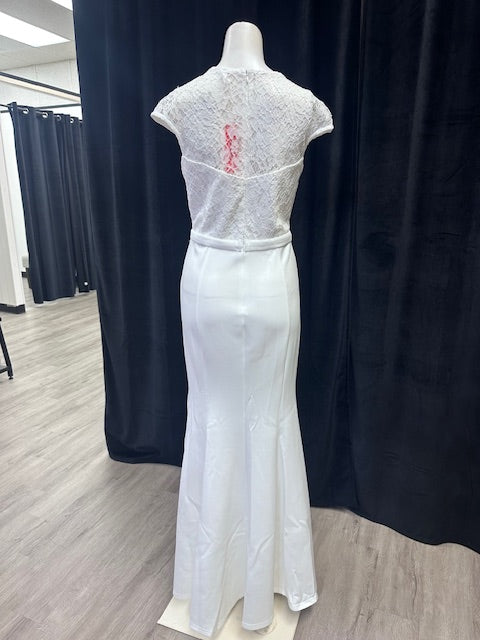 Cap Sleeve Sweetheart Mermaid Style Wedding Dress